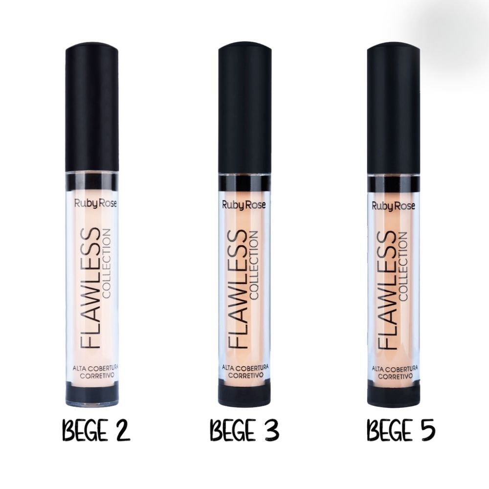 Corretivo Liquido Flawless Collection - Hb8080 - Ruby Rose Bege 2 3