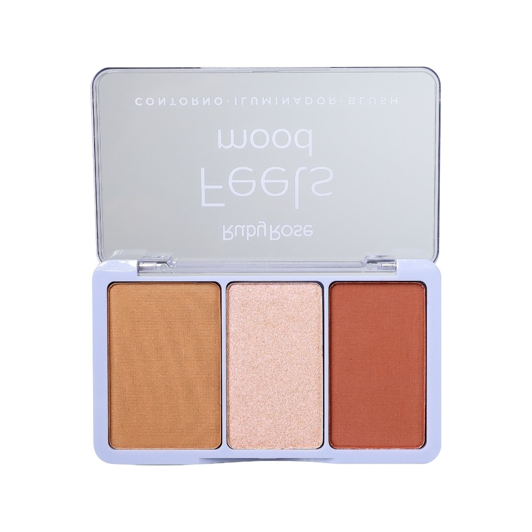Paleta De Contorno Iluminador Blush - Hb7526 - Ruby Rose