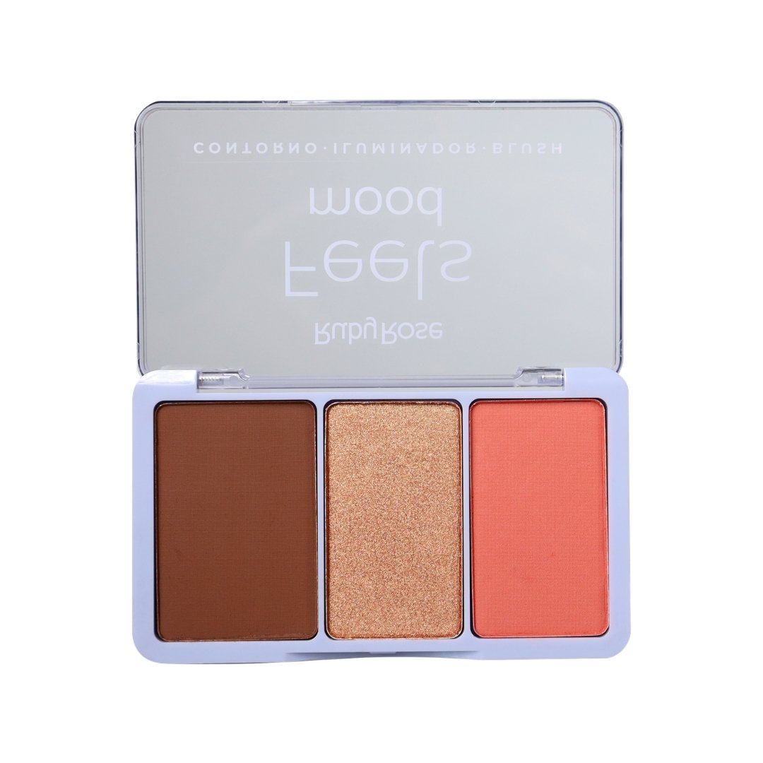 Paleta De Contorno Iluminador Blush - Hb7526 - Ruby Rose