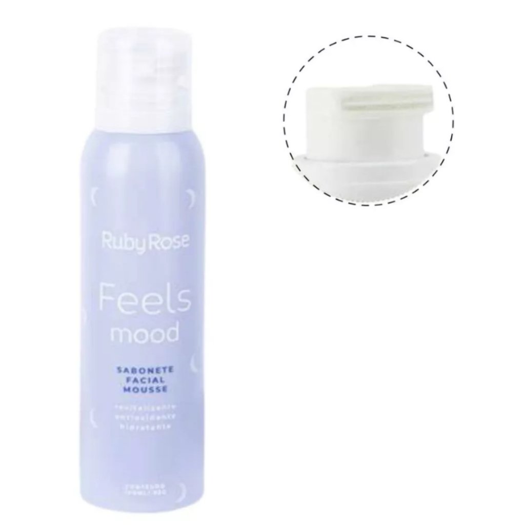 Sabonete Facial Mousse Feels Mood - Hb322 - Ruby Rose ÚNICO 4