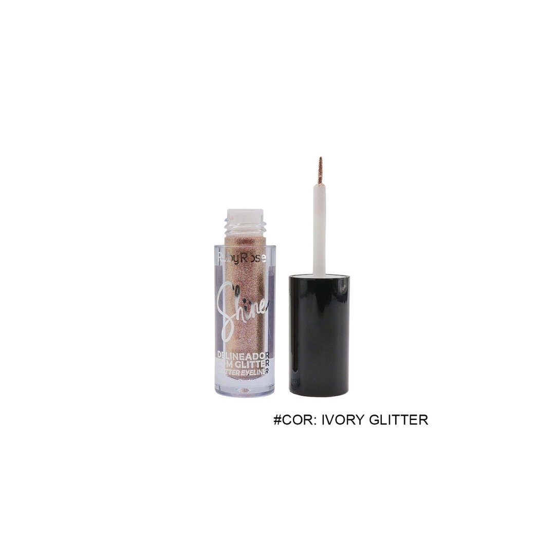 Delineador Colorido Glitter Shine - Hb8416 - Ruby Rose 