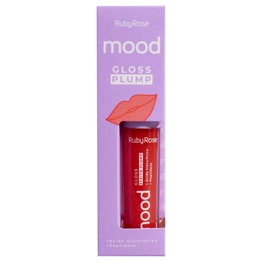 Gloss Plump Volumoso Mood - Hb573 - Ruby Rose Vermelho 2