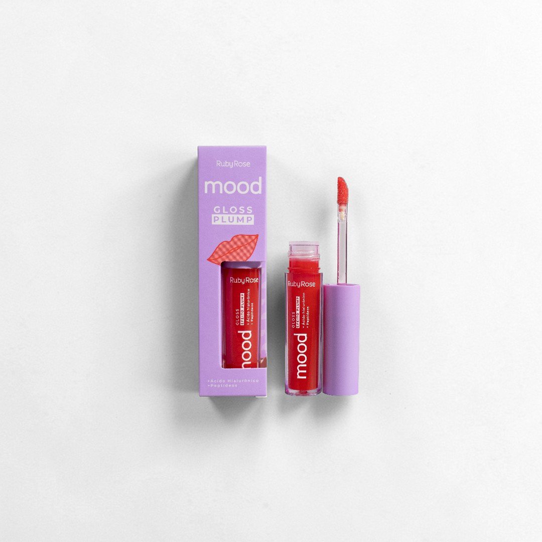Gloss Plump Volumoso Mood - Hb573 - Ruby Rose Vermelho 3