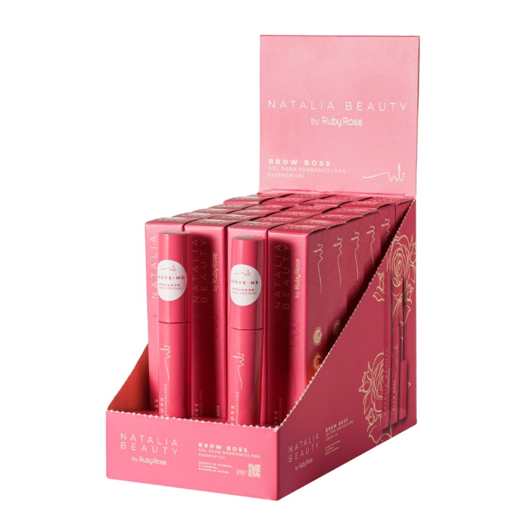 Gel para Sobrancelha Brow Boss Natalia Beauty - HBE2505 - Ruby Rose Preto 4