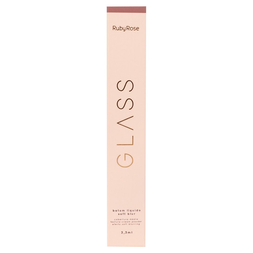 Batom Liquido Soft Blur Glass - Hb579 - Ruby Rose Cor BG01 2