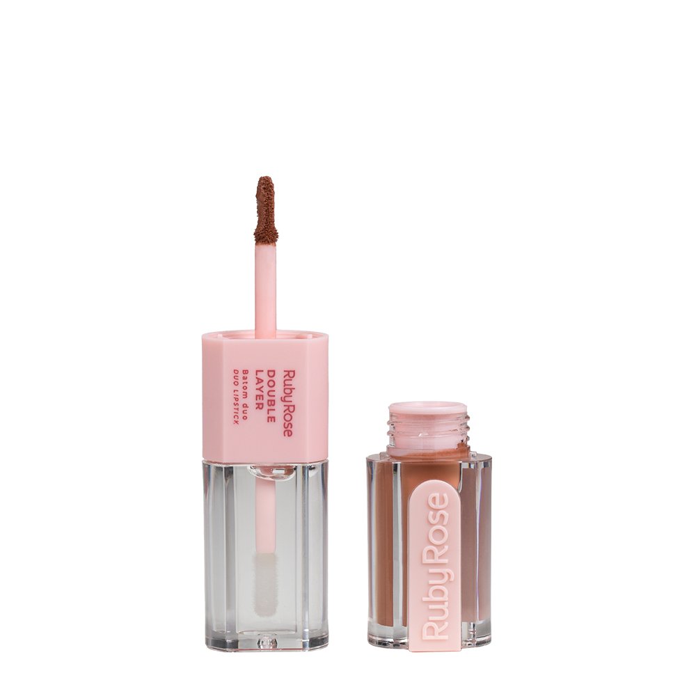 Batom Duo Double Layer - Hbl6102 - Ruby Rose