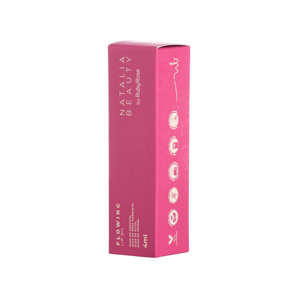Lip Oil Flowing Natalia Beauty - Hbl6509 - Ruby Rose ÚNICO 5