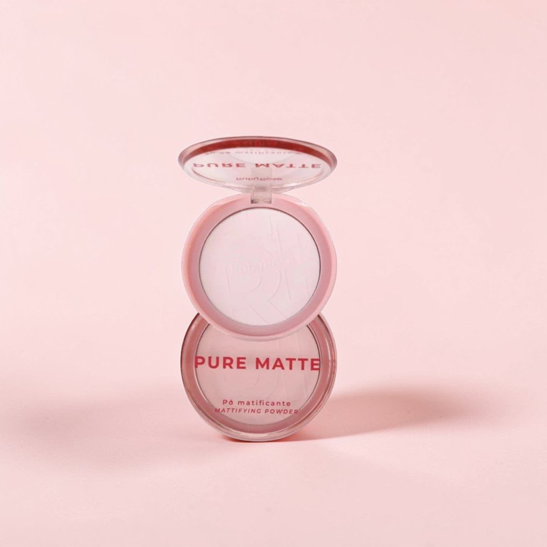 Po Compacto Matificante Pure Matte - Hbm402 - Ruby Rose Bege 5