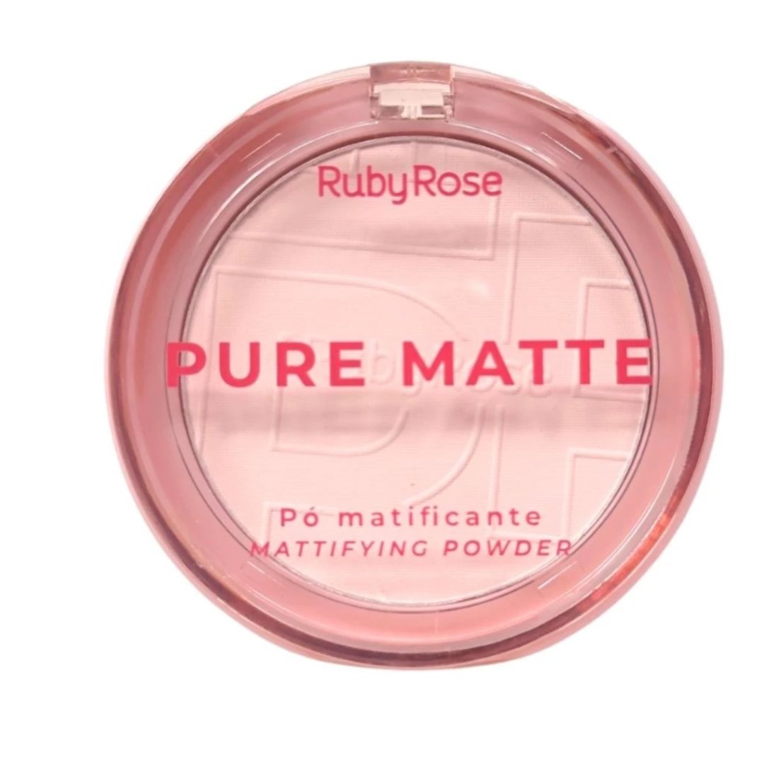 Po Compacto Matificante Pure Matte - Hbm402 - Ruby Rose Bege 7