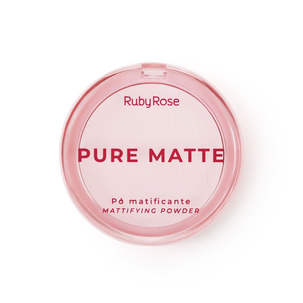 Po Compacto Matificante Pure Matte - Hbm402 - Ruby Rose Bege 8
