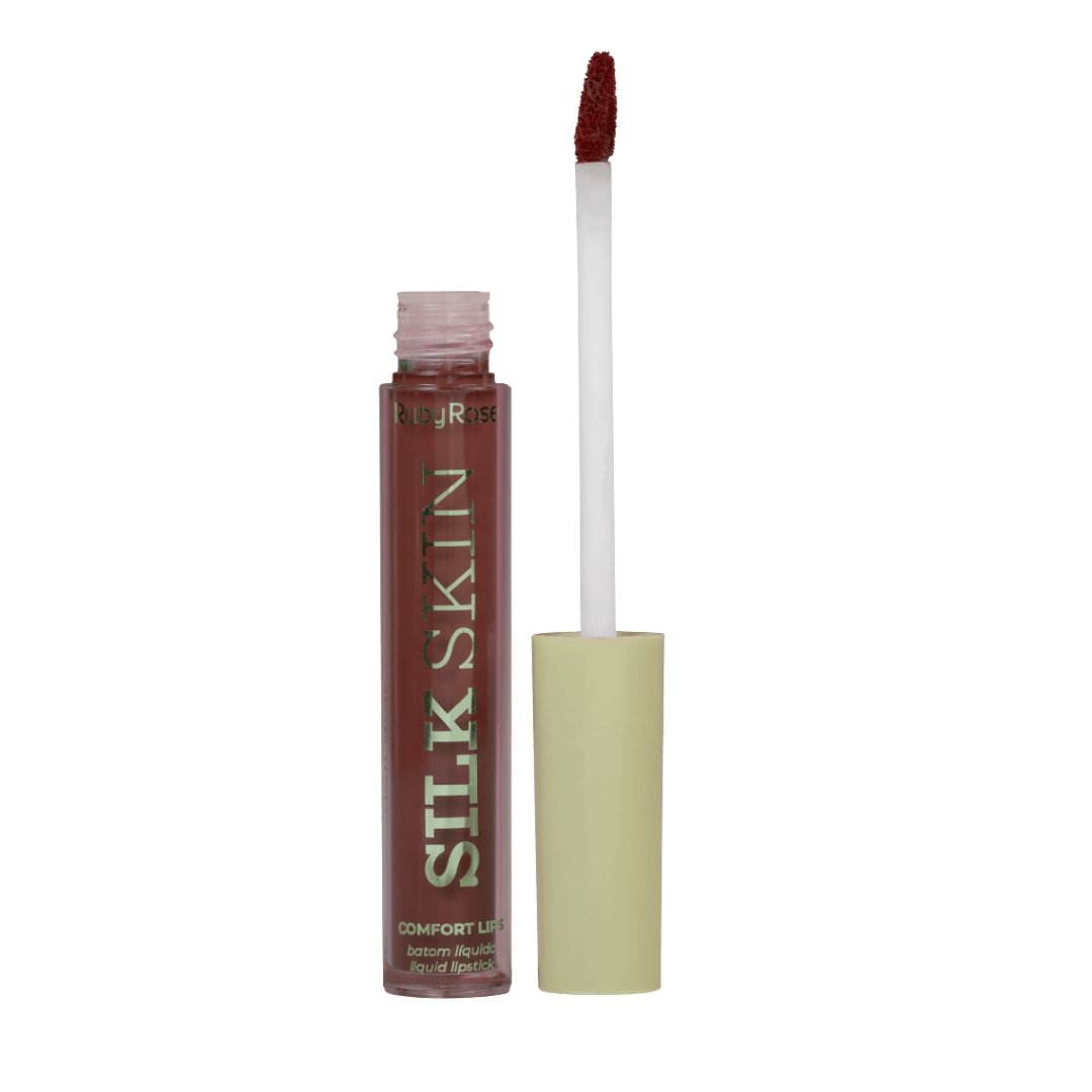 Batom Liquido Comfort Lips Silk Skin - HB L6201 - Ruby Rose