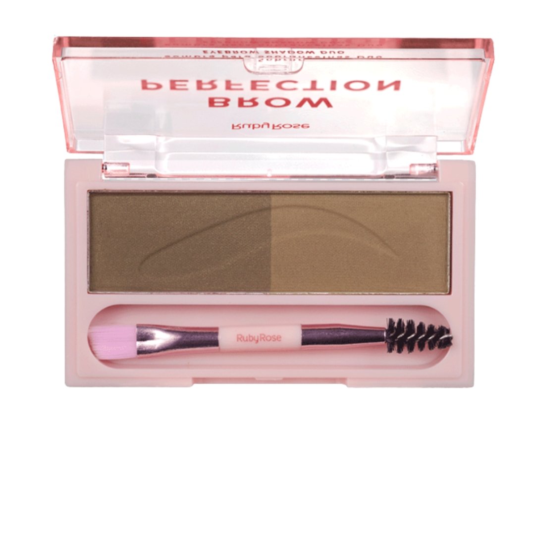 Sombra Para Sobrancelha Duo Brow Perfection - HBE2501 - Ruby Rose