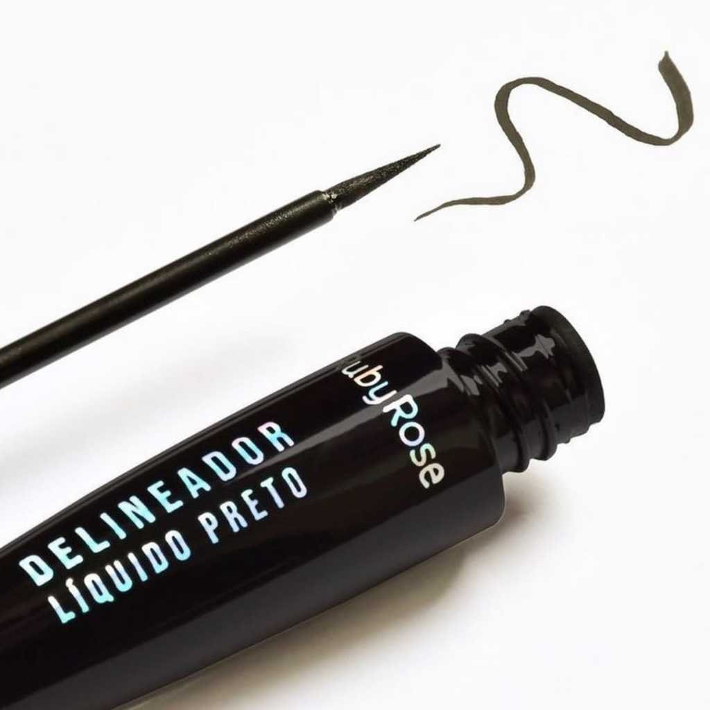 Delineador Liquido Preto - HB8406 - Ruby Rose Preto 3