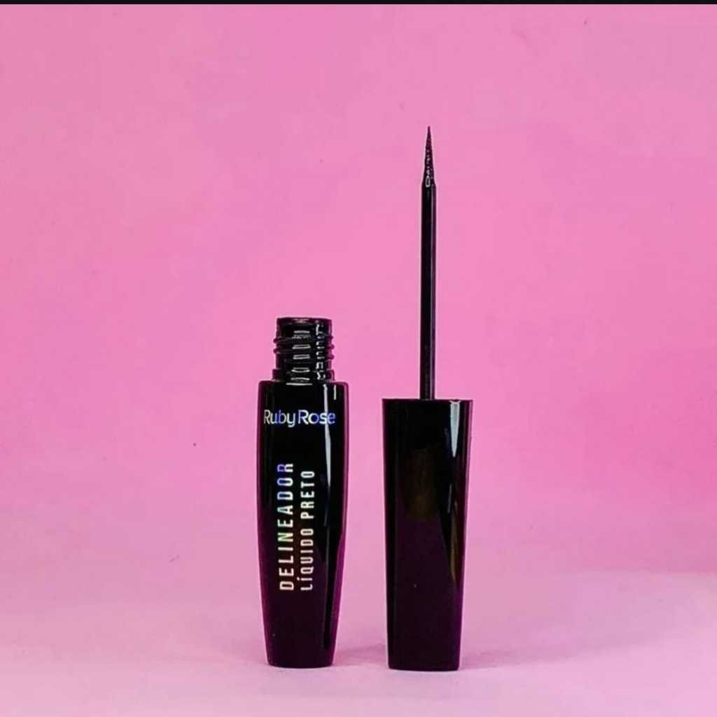 Delineador Liquido Preto - HB8406 - Ruby Rose Preto 5