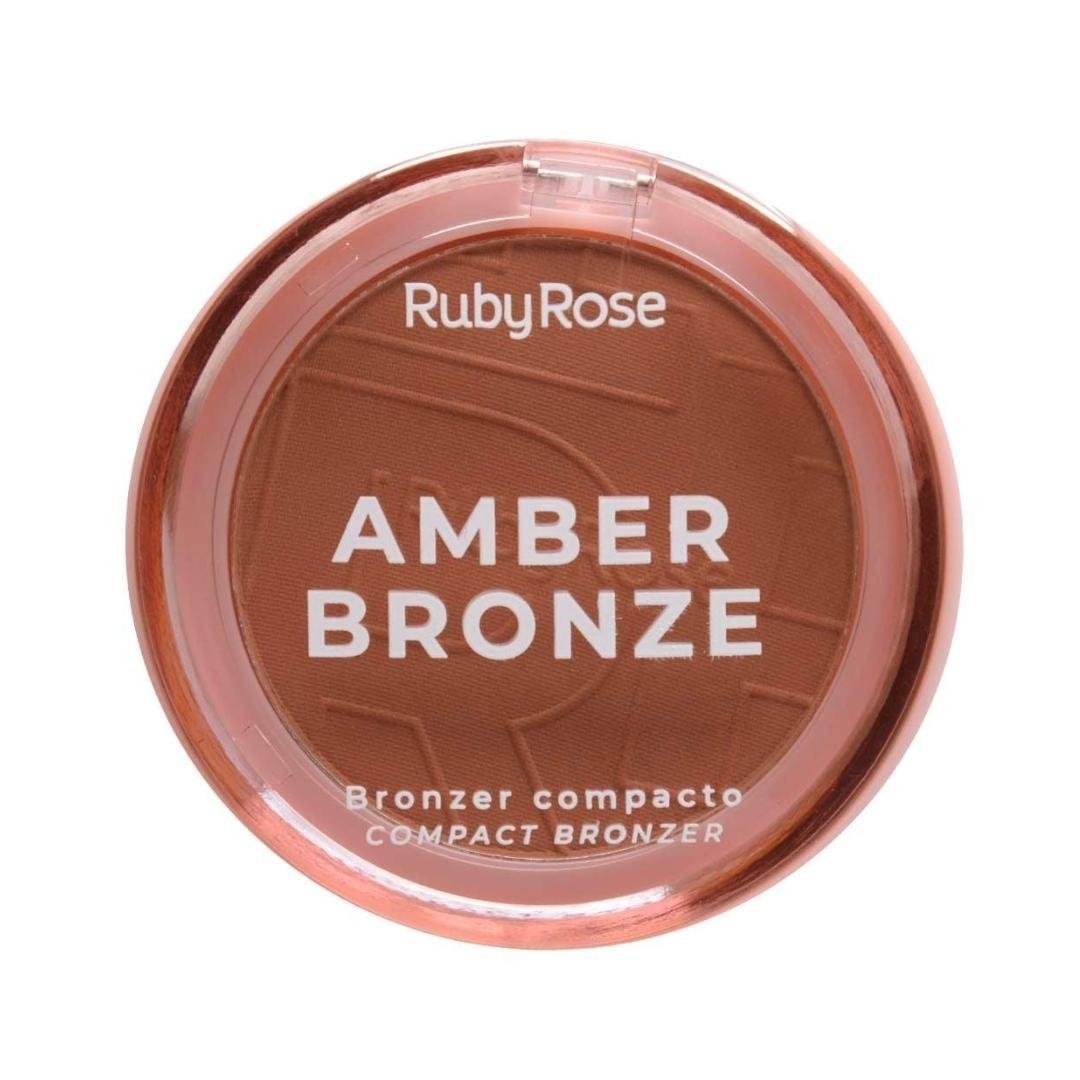 Bronzer Compacto Amber Bronze - Hbm202 - Ruby Rose Tropical Tan 2