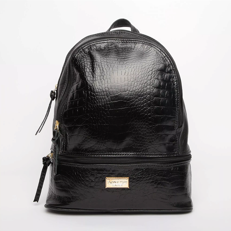 MOCHILA FEMININA EM COURO