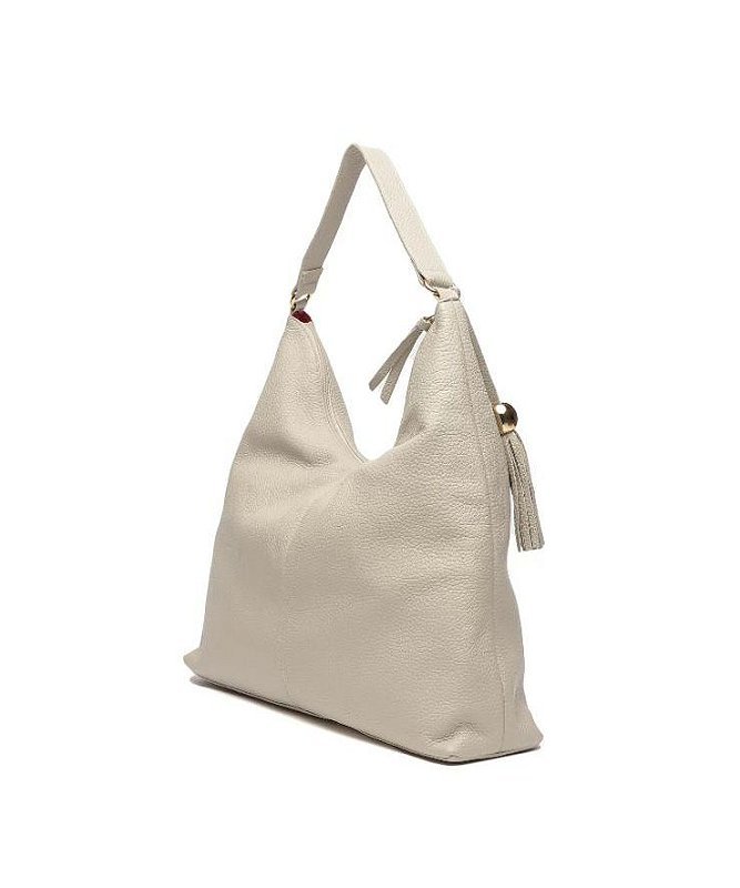 BOLSA FEMININA EM COURO Marfim 2