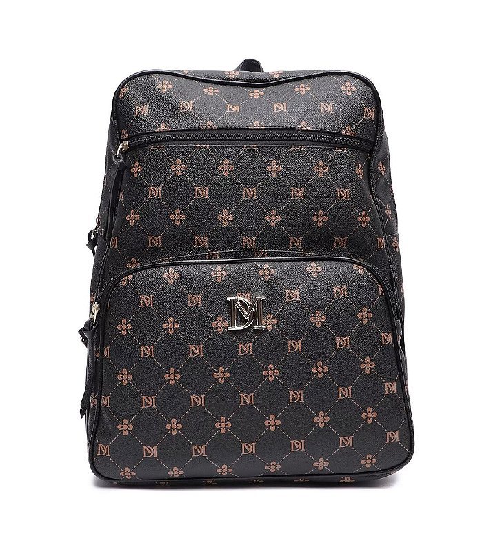 MOCHILA FEMININA EM MONOGRAMA
