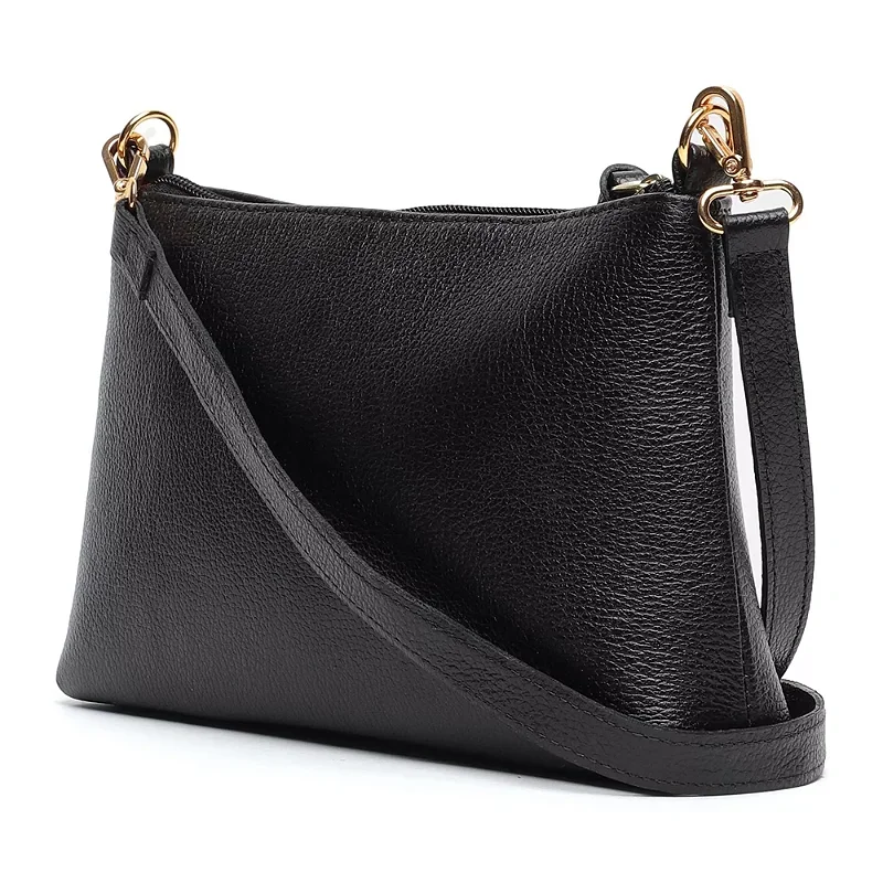 BOLSA FEMININA EM COURO Preto 2
