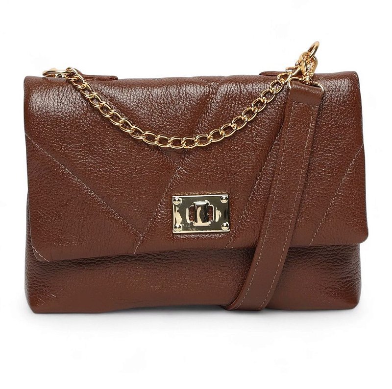 BOLSA FEMININA EM COURO