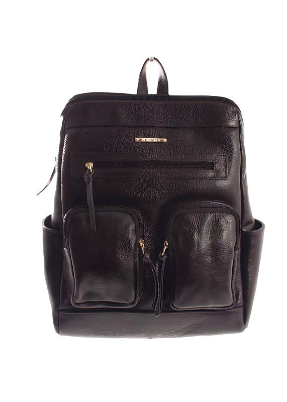 MOCHILA FEMININA EM COURO