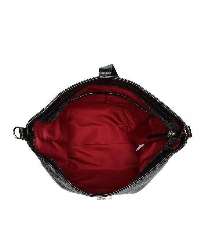 BOLSA FEMININA EM COURO Preto 3