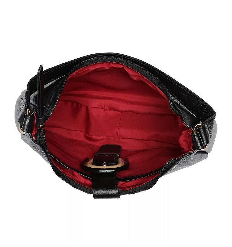 BOLSA FEMININA EM COURO Preto 3