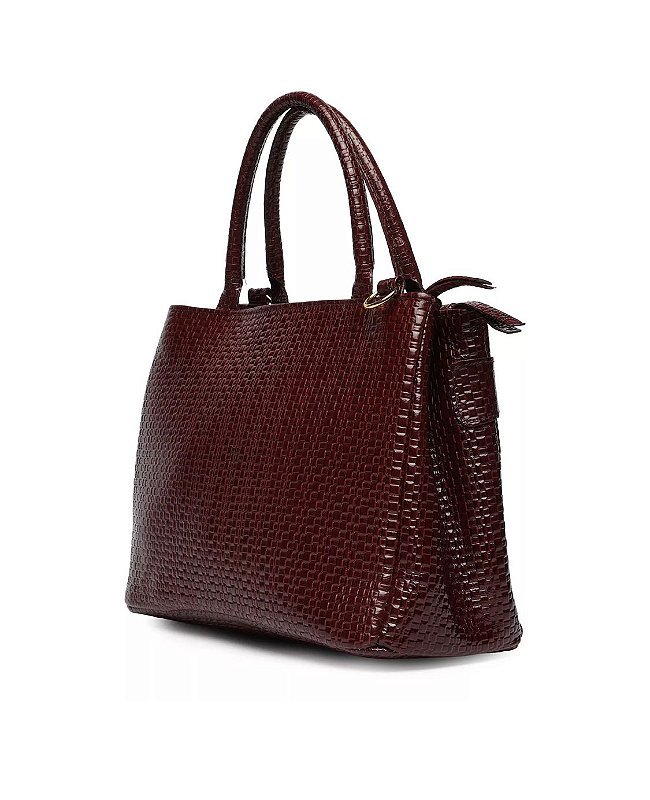 BOLSA FEMININA EM COURO Marrom 2