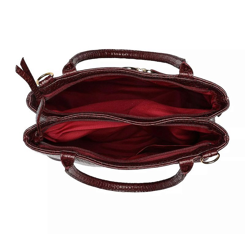 BOLSA FEMININA EM COURO Marrom 3