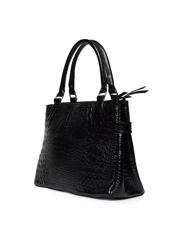 BOLSA FEMININA EM COURO Preto 2