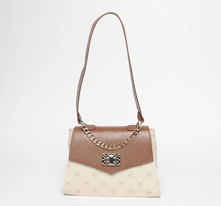 BOLSA FEMININA EM MONOGRAMA