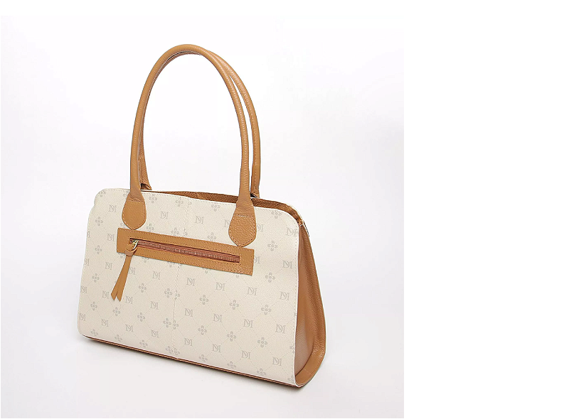 BOLSA FEMININA EM MONOGRAMA Marfim 2