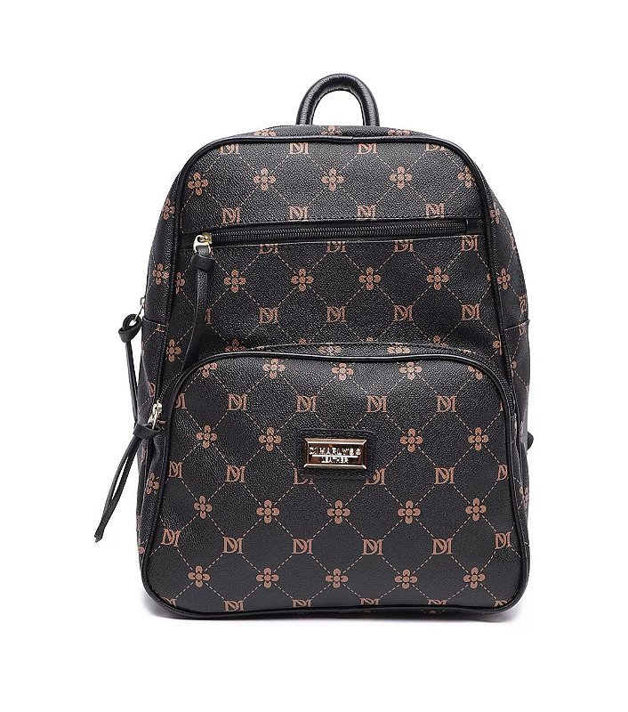 MOCHILA FEMININA EM MONOGRAMA