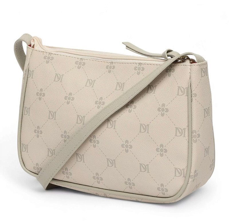 BOLSA FEMININA EM MONOGRAMA Bege 2