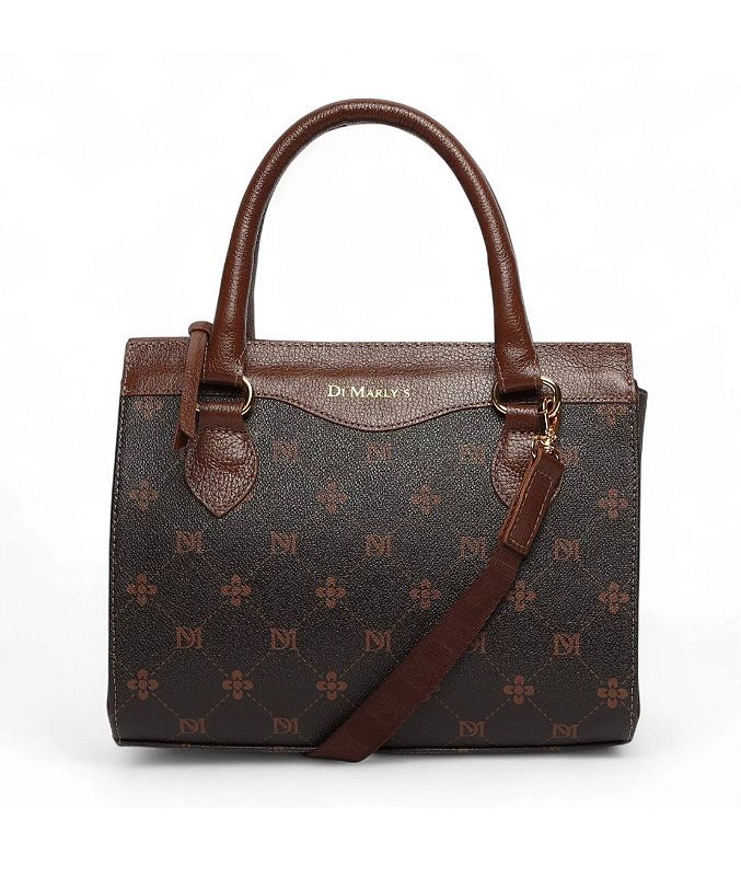 BOLSA FEMININA EM MONOGRAMA