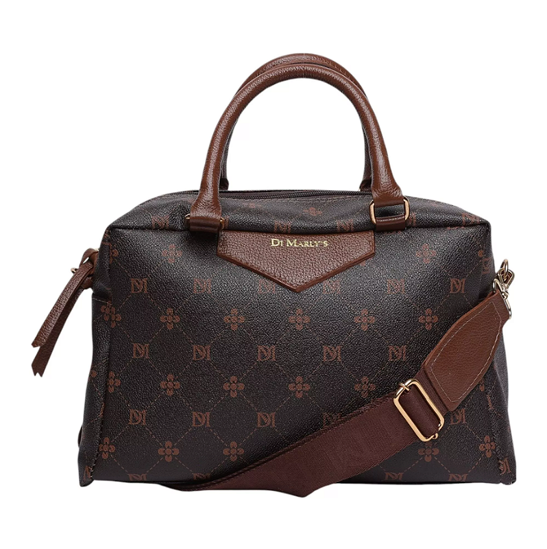 BOLSA FEMININA EM MONOGRAMA