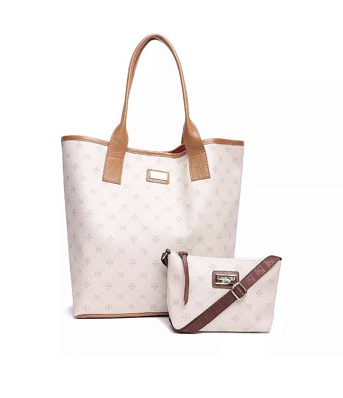 KIT 2 BOLSAS EM MONOGRAMA