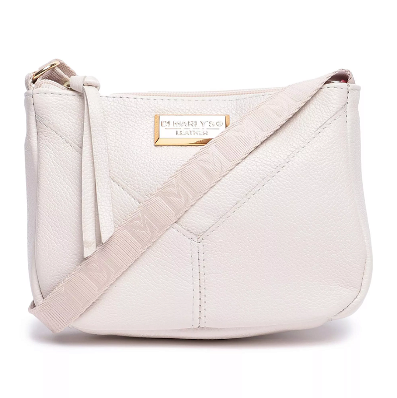 KIT 2 BOLSAS EM COURO Preto/Off White 2