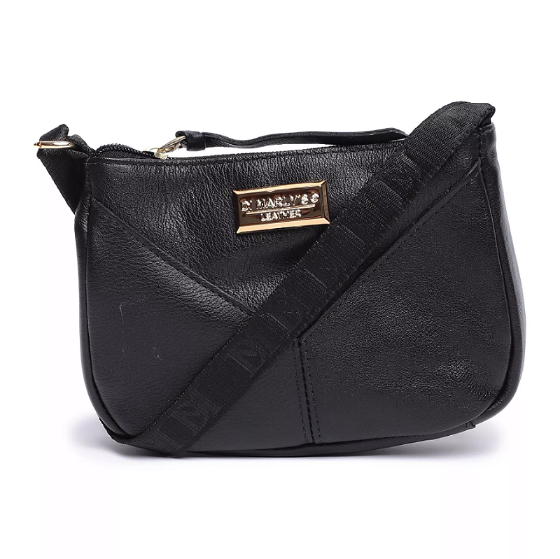 KIT 2 BOLSAS EM COURO Preto/Off White 4