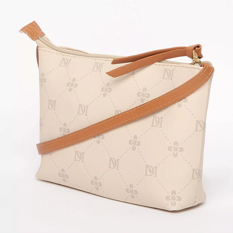 KIT 2 BOLSAS EM MONOGRAMA Trufado/Marfim 5