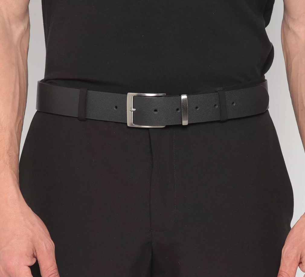 DI MARLYS CINTO MASCULINO EM COURO Preto 2