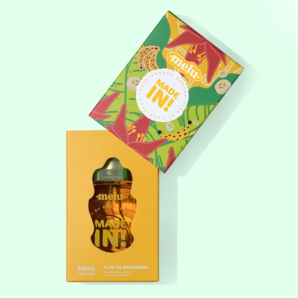 Desodorante Colonia Flor De Bananeira Made In 50Ml - Rrp8005 - Melu 50ml 3