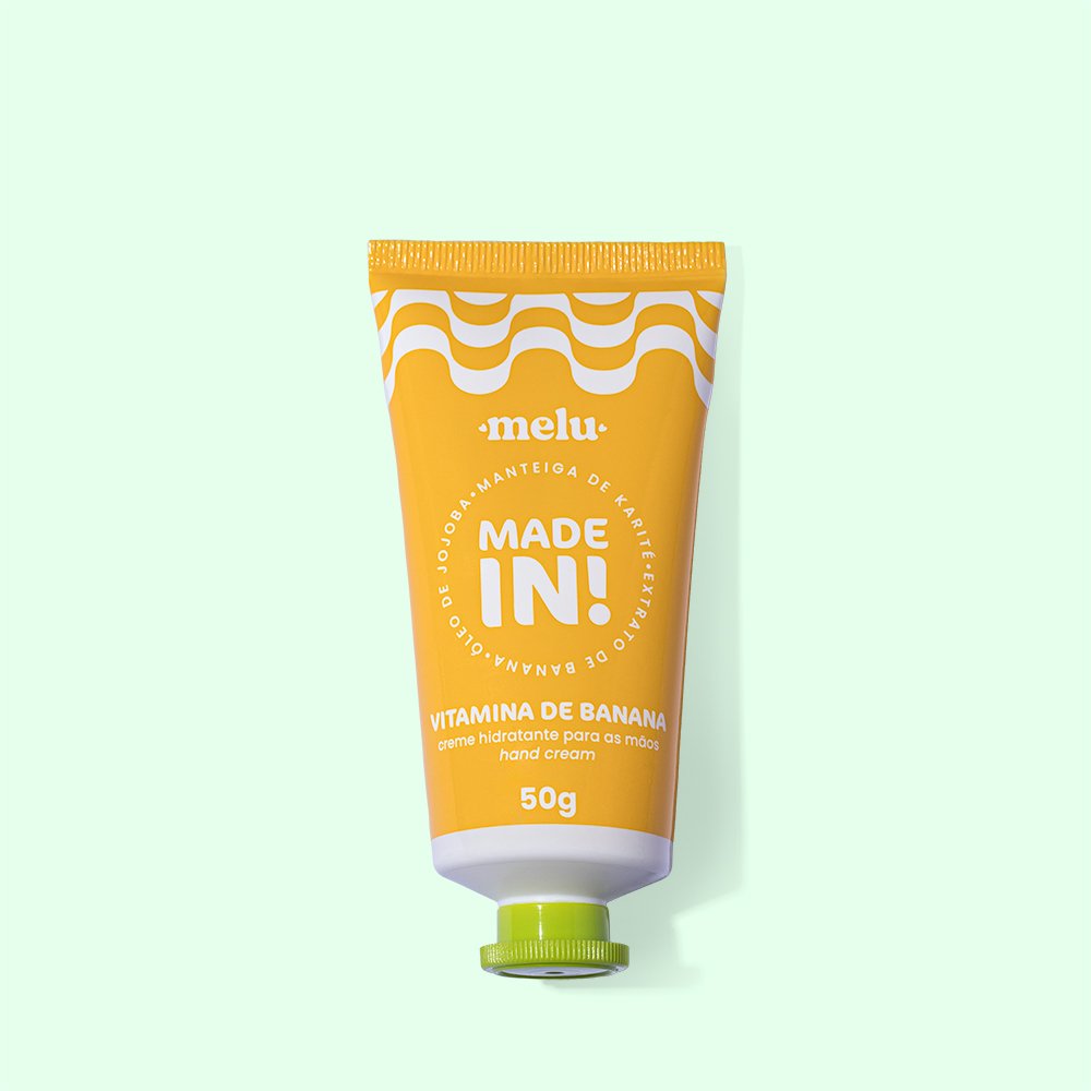 Creme Hidratante Para As Maos Vitamina De Banana  Made In   - Rrb5004 -  Melu