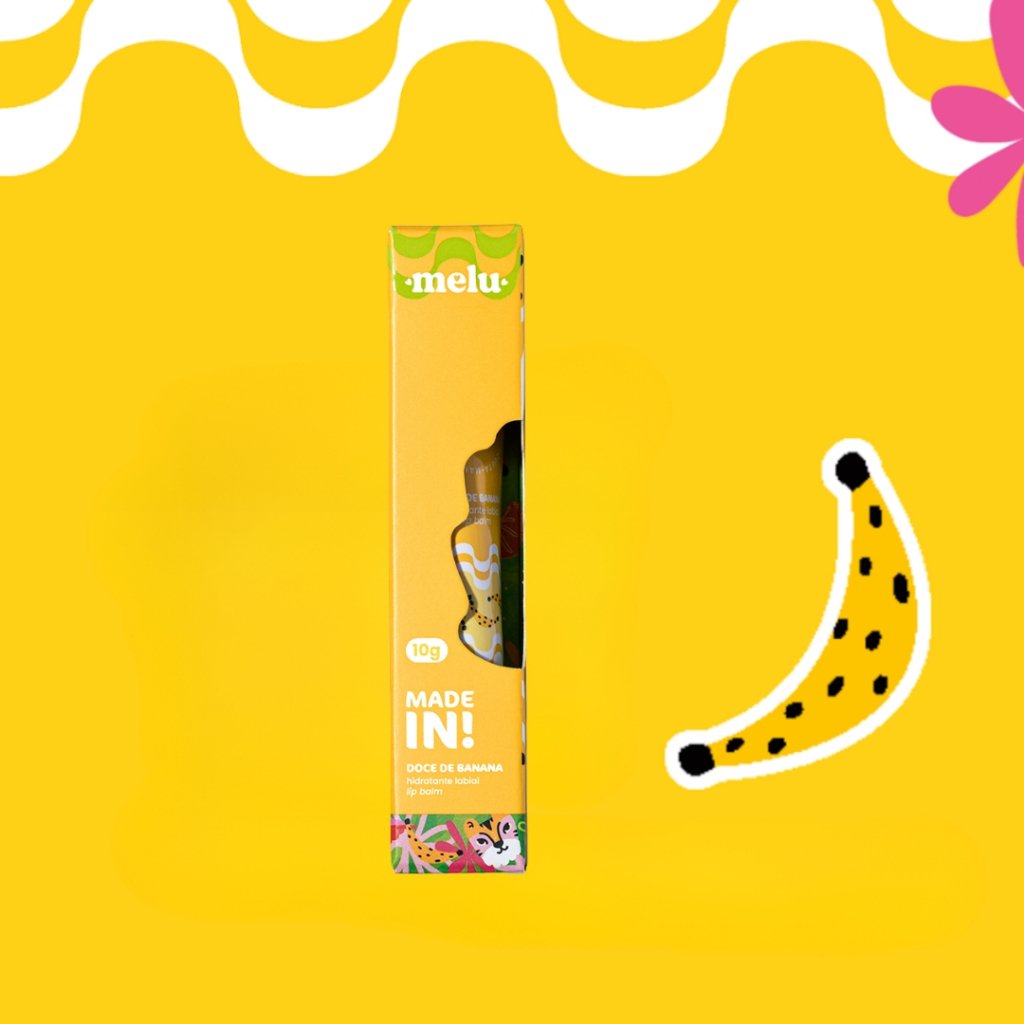 Hidratante Labial Doce De Banana Made In  - Rrl6515 -  Melu ÚNICO 2