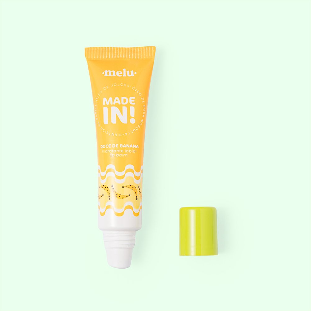 Hidratante Labial Doce De Banana Made In  - Rrl6515 -  Melu ÚNICO 3
