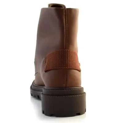 Bota Coturno Ramarim Casual Feminino Marrom 24-62104 Marrom 2