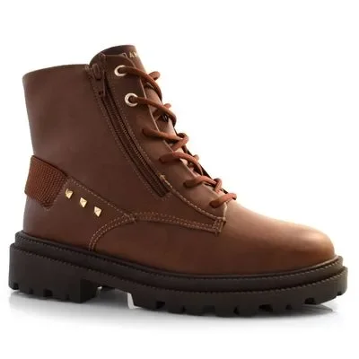 Bota Coturno Ramarim Casual Feminino Marrom 24-62104 Marrom 4