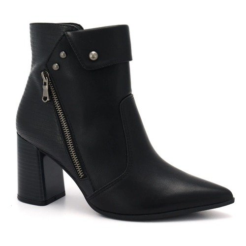 Bota Ramarim Feminina Salto Alto  25-58131 Preto 2