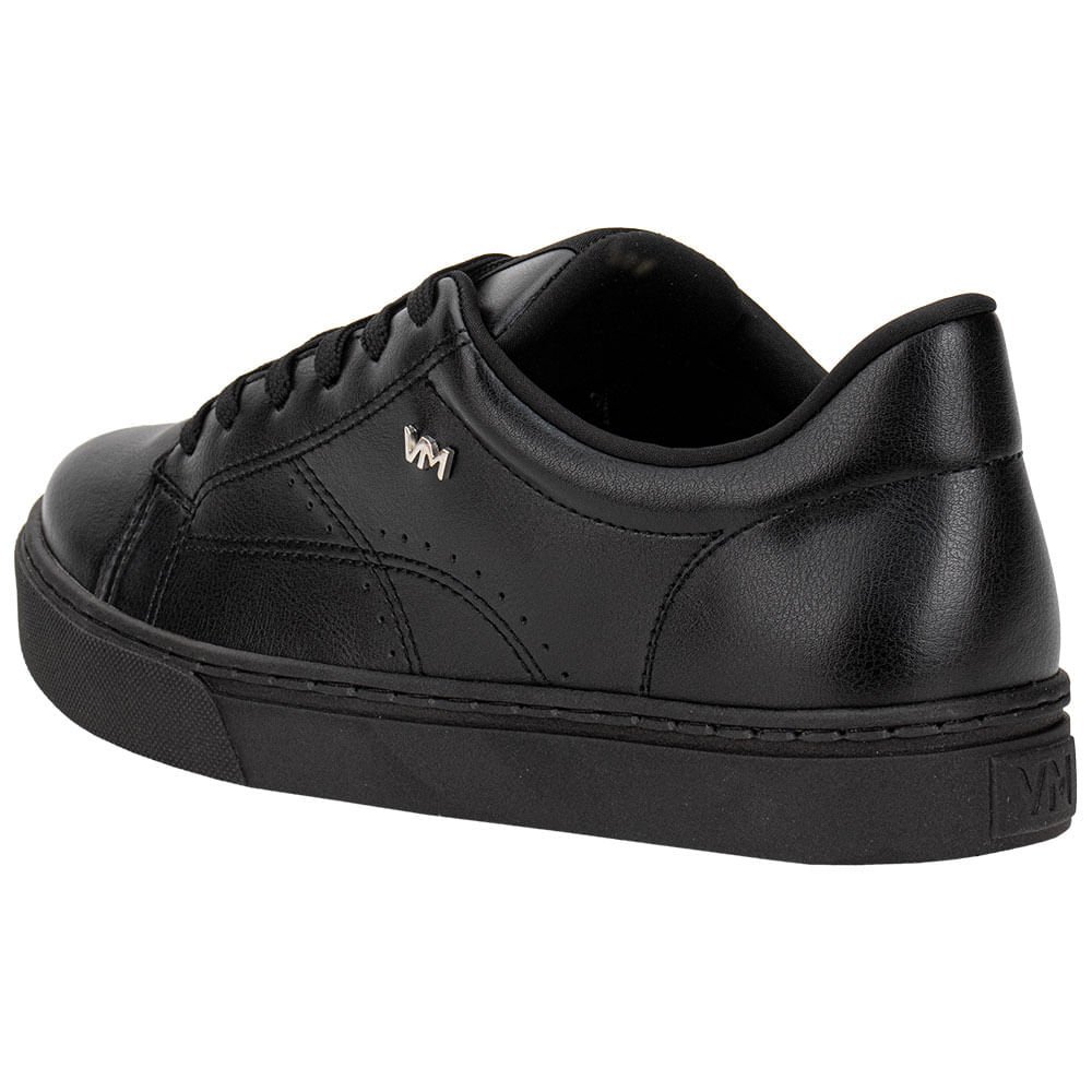 Tenis Feminino Casual Via Marte 016008 Preto Preto 3