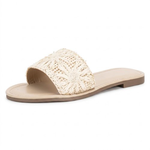 Tamanco Feminino Flat Via Marte 308002 Marfim